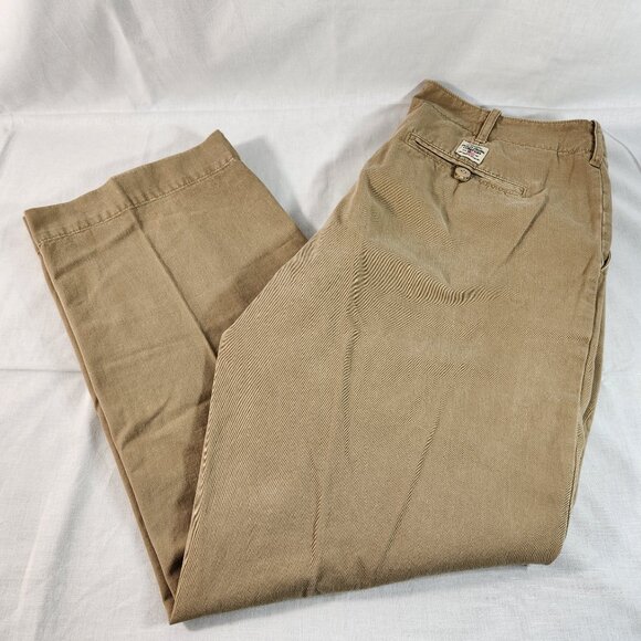 Polo Jeans Company Ralph Lauren Mens Pants PJC Beige 36x30 Cotton Straight Leg - Picture 1 of 15